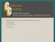 Tablet Screenshot of californiacasting.net